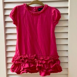 EUC Ralph Lauren Baby Girl Hot Pink Dress size 12 months
